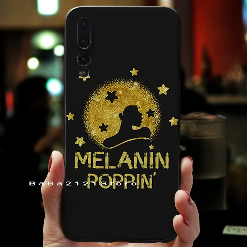 Melanin sticker Poppin Aba Queen Black Girl