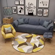 3D Текстиль для дома украшение мультфильм Печатный детский игровой коврик для ползанья пол ковер Гостиная Коврик площадь Подушка для стула для детской комнаты