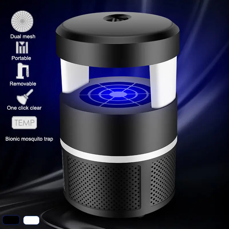 

Electric Mosquito Killer Lamp Household Electronic Radiation-free LED Light Mosquito Trap USB Suction-type Mosquito Repellent
