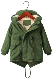 Winter Children Down Parkas Boys Winter Coats Jacket for Boys Girls Warm Outerwear Hooded Kids Zipper Coats For Girls Children