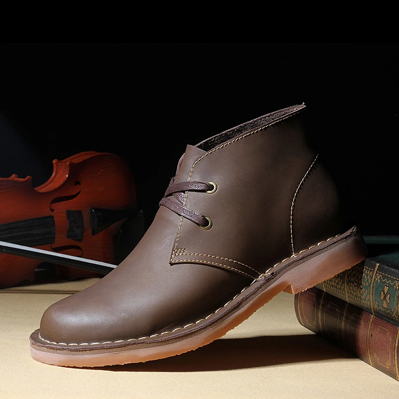 mens leather chukka boots sale