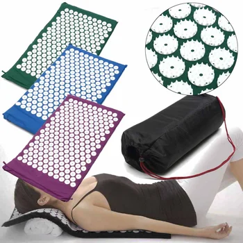 

Massage Mat Acupressure Mat 70cm*40cm Yoga Spike Acupuncture Mat Relieve Back Body Pain Spike Acupuncture Yoga Mat