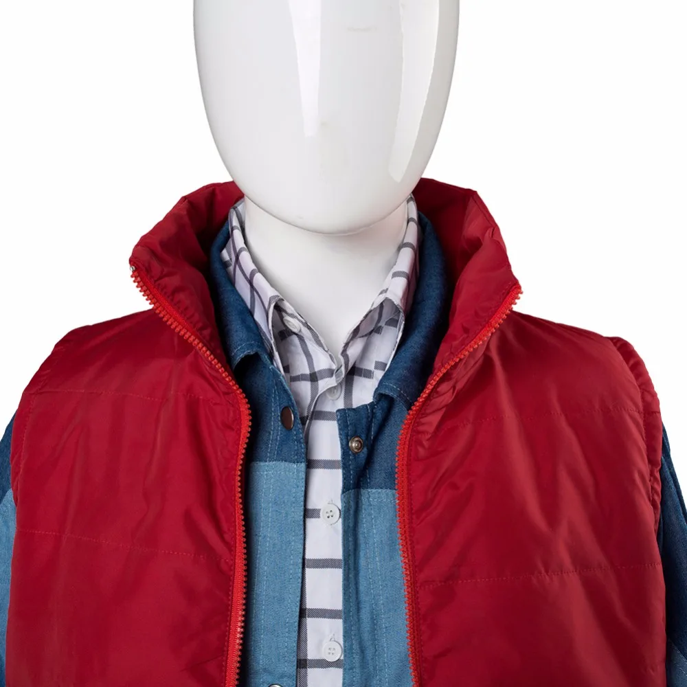 Back To The Future Cosplay Costume Jr Marlene Seamus Marty Mcfly Jacket