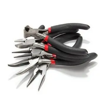 

WINOMO 5Pcs Jewelry Making Repair Tool Pliers Set Beading Tools Crafting Kit for DIY Repairing Beading Crafting