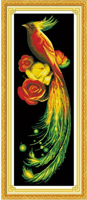 

5d diy diamond painting crystal Golden Phoenix diamond embroidery animals birds cross stitch picture rhinestones home decoration