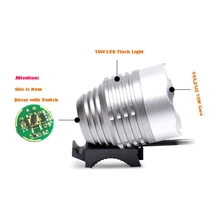 Светодиодный драйвер с входным переключателем 5V~ 12V 20mm для Cree 10W XML T6/U2 XM-L2 светодиодный фонарик или 5V 12V автомобильный фонарь