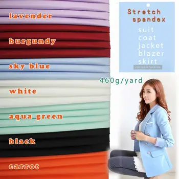 

Thick Stretch Spandex Fabric Knitted Fabric Scuba Fabric Skirt Jacket Suiting Dress Apperal 60" Sold By The Yard Free shipping