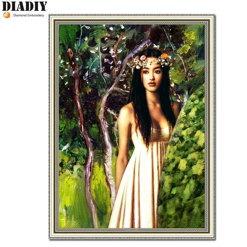 

Full diamond embroidery girl full diamond painting cross stitch diy diamond painting round diamond Nude art
