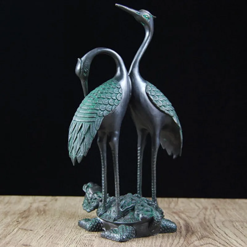 

Crane And Dragon Turtle Crafts Living Room Office High Quality Gifts Home Decoration