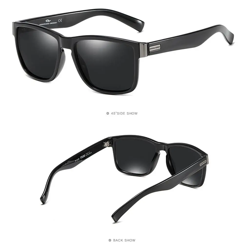 MISSKY летние солнцезащитные очки es Мужские поляризационные солнцезащитные очки для мужчин женские поляризационные квадратные черные солнцезащитные очки es мужские очки es Oculos - Цвет линз: 1