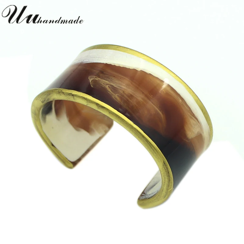 

Wide Open Cuff Bracelet Acrylic Bracelets Bangles for Women wholesale MOQ120 custom pieces Delivery time is about 20 days