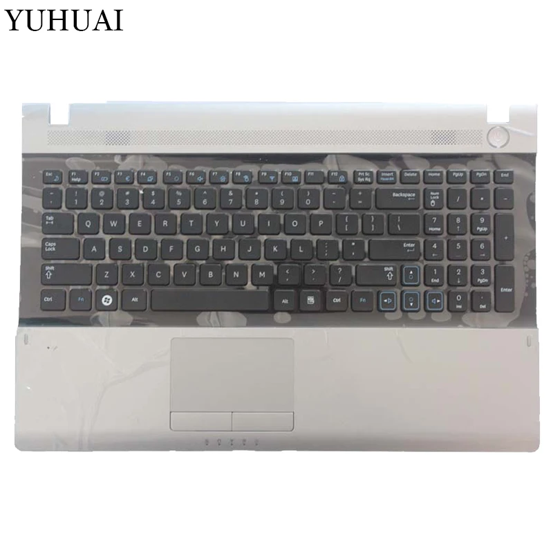 

NEW US keyboard For Samsung RV509 RV511 NP-RV511 RV513 RV515 RV518 RV520 NP-RV520 US Laptop Keyboard silver palmrest