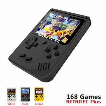 

Mini Handheld Game Console Nostalgic Children Retro Game Family TV Video Console Built-in 168 Games For Boy Nostalgic Player