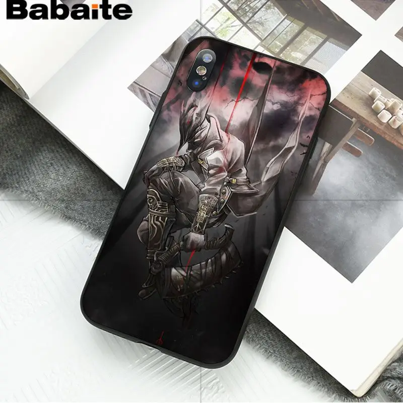 Роскошный высококачественный защитный чехол Babaite bloodborne DIY для мобильных телефонов Apple iPhone 8 7 6 6S Plus X XS MAX 5 5S SE XR