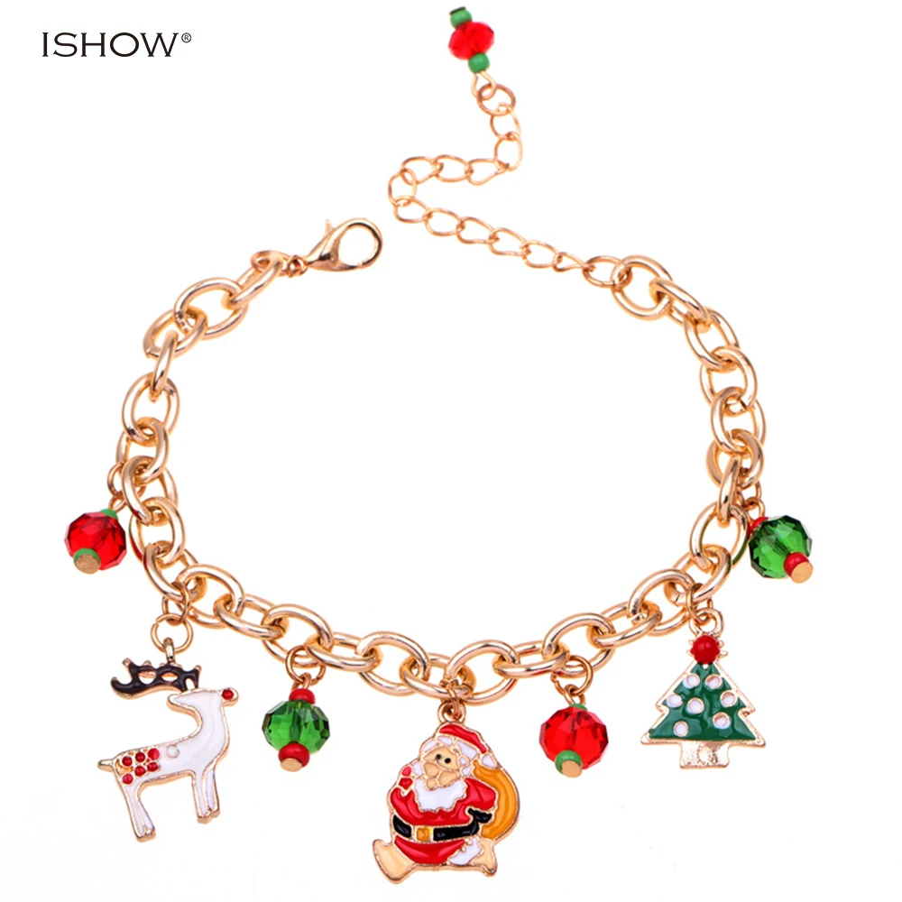 New Christmas gift charm bracelet pulseras mujer bracelet jewelry Santa