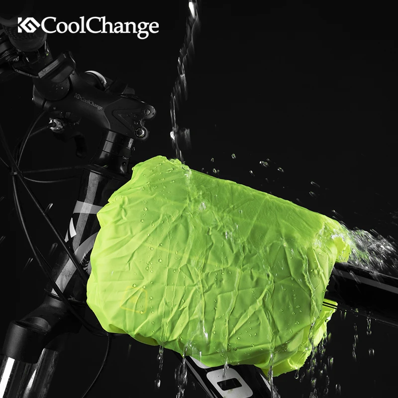 Велосипедная сумка CoolChange с защитой от дождя на верхнюю трубу чехол для сотового