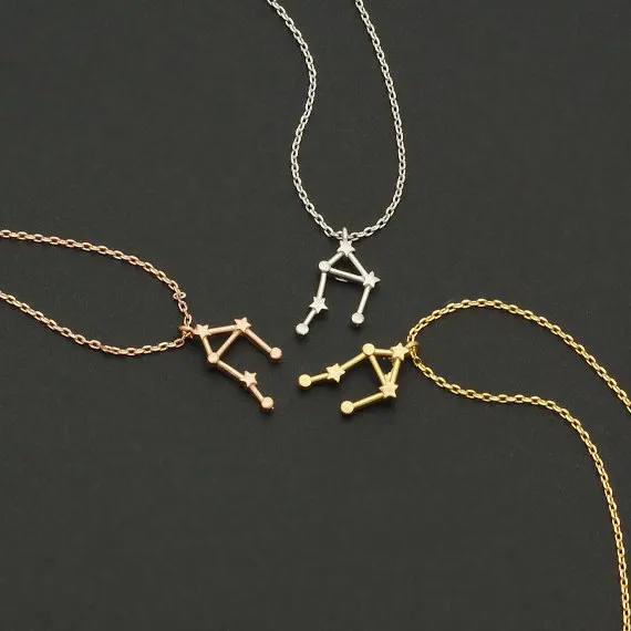 

Daisies One Piece Pendant Necklace Zodiac Sign Constellation Signs Necklaces For Women 12 Constellation Jewelry