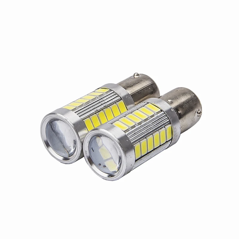 RXZ 2 шт. P21W P21/5 Вт светодиодный 1156 1157 BA15S BAY15D 33smd светодиодный лампы для фар светильник s сигнал поворота Стоп-сигнал светильник 5630 5730 12V авто светодиодный