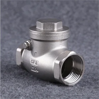 

DN32 1-1/4" BSP Female Thread 304 Stainless Steel Swing Check Valve Non-return One way Valve
