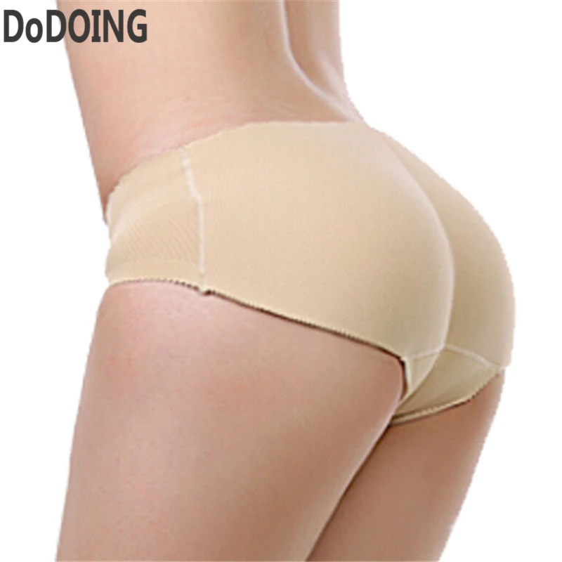 

Body Shapers Women Latex Waist Trainer Butt Lifter Panties Sexy Underwear Slimming Fake Booty Padded Panty Ass Enhancer Up Hips