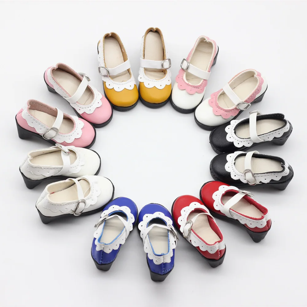 Doll Leather Shoes Denim Mini Toy Shoes1/3 Bjd Sneackers Boots for BJD Doll Toy, Doll