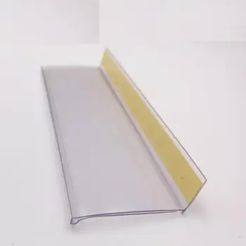 

Plastic Shelf Data Strips by Adhesive Tape Mechandise Price Talker Sign Display Label Card Holder on Supermarket Rack 100/120 cm