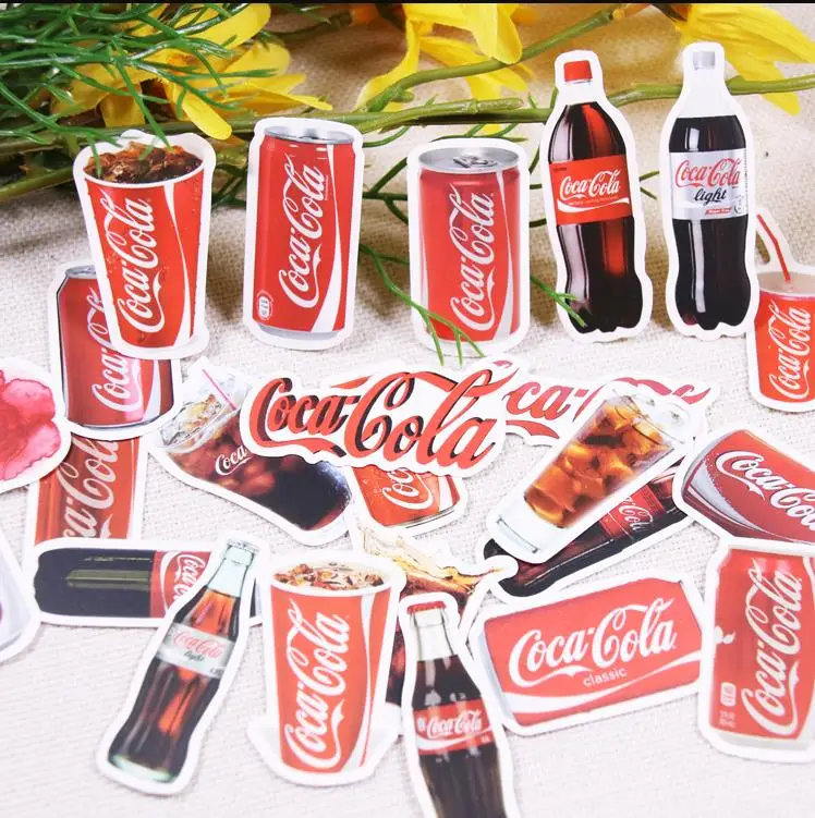 Винтажный обернутый cola декоративный стикер для канцелярских товаров diy дневник в стиле Скрапбукинг этикетка наклейка канцелярские товары