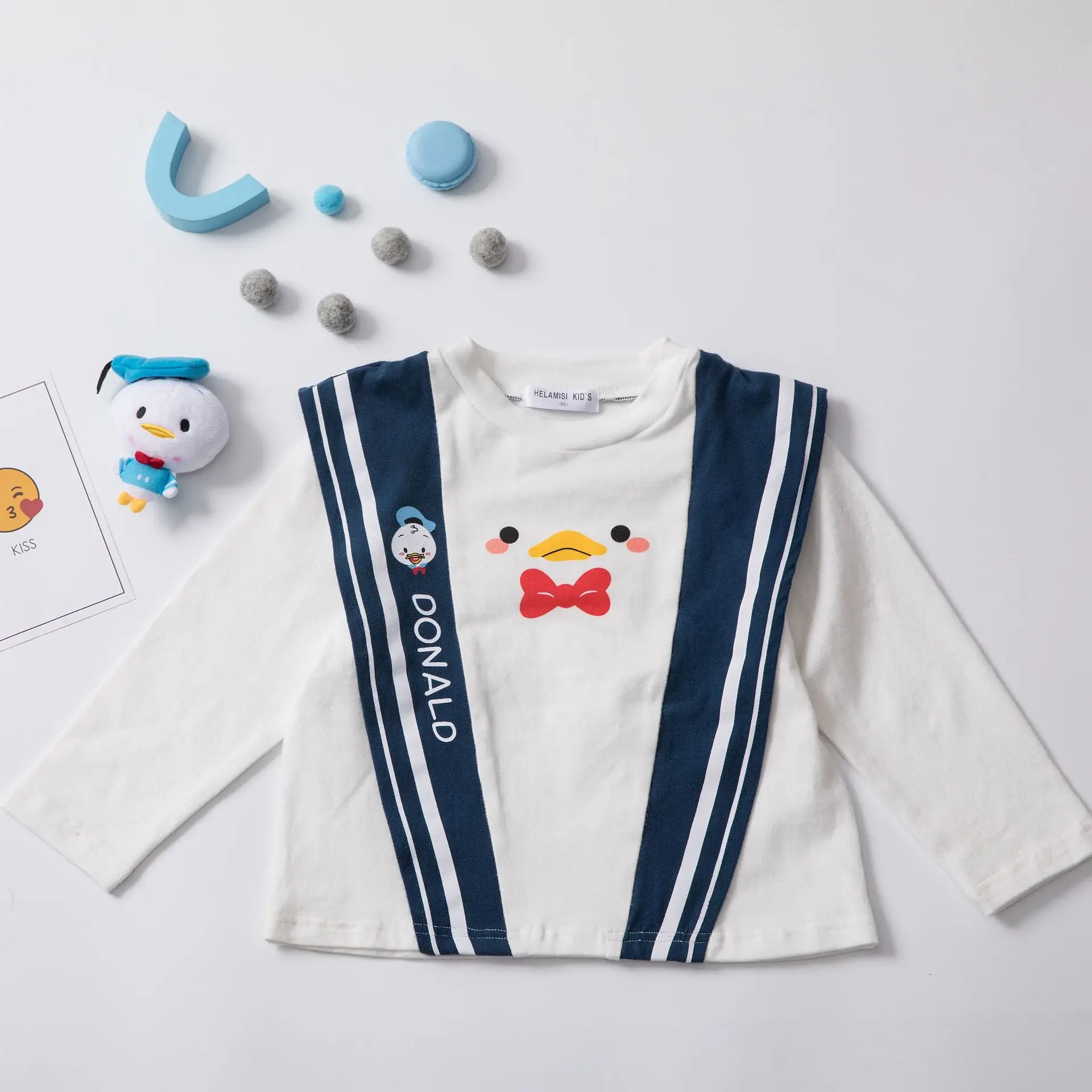 

Autumn boy girl t shirt children tops sailor collar cotton long sleeve boys t-shirt toddler boys tshirt