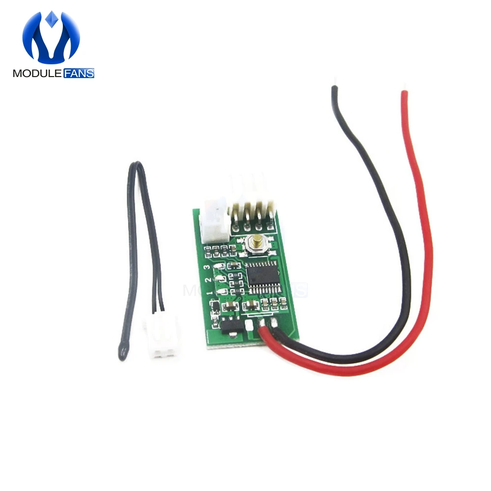 DC 12V PWM 4 проводной вентилятор с регулятором температуры цифровой контроль