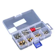 35pcs R134A A/C Car Automotive Air Conditioning Valve Cores with Removal Tool Auto Car Air Conditioning Assortment Remover Kit