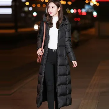 

autumn winter women coat light down jacket women parks mid long women's warm jacket outerwear polyester padded women's clothing