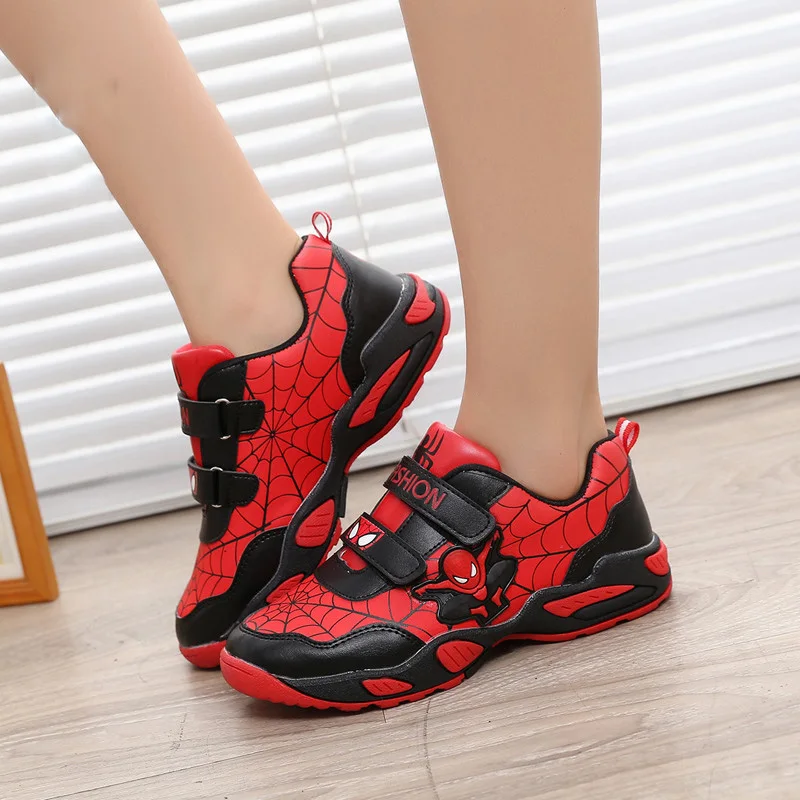 

Children Spiderman sneakers boys girls PU running shoes kids high quality sport shoes size 26-36 Running Girls Shoes