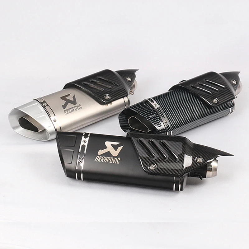 

Motorcycle Carbon Fiber Slip On Akrapovic yoshimura Exhaust Muffler For YAMAHA R6 or Other Hot Model