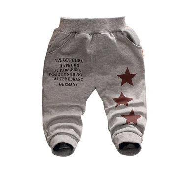 Children Pants 2023 New Spring&Autumn Baby Pants 1 Piece Cotton Five-pointed Star Pattern Kids Pants 0-3 years Baby Boys Pants 1