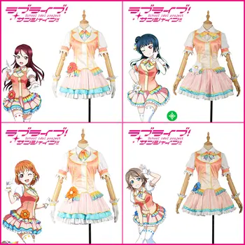 

Anime LoveLive!SunShine!!Aqours MF Activity Card Takami Chika Watanabe You Tsushima Yoshiko Sakurauchi Riko Cosplay Costume