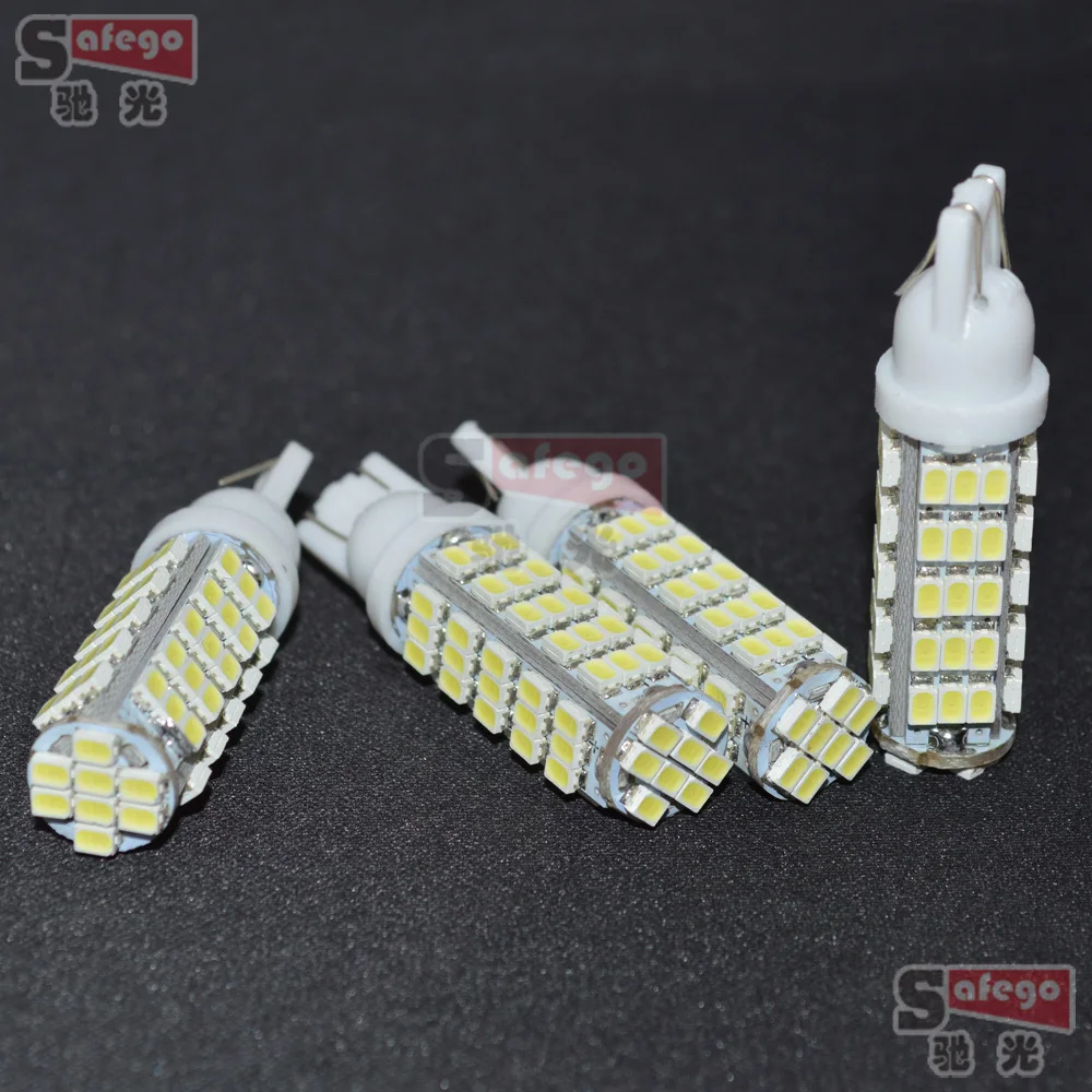 20 штук 168 192 t10 w5w светодиодный 12V t10 светодиодный Белый T10 68smd 1206(3020) 68 SMD светодиодный авто лампы светодиодные сигнальные лампы Белый супер яркий свет