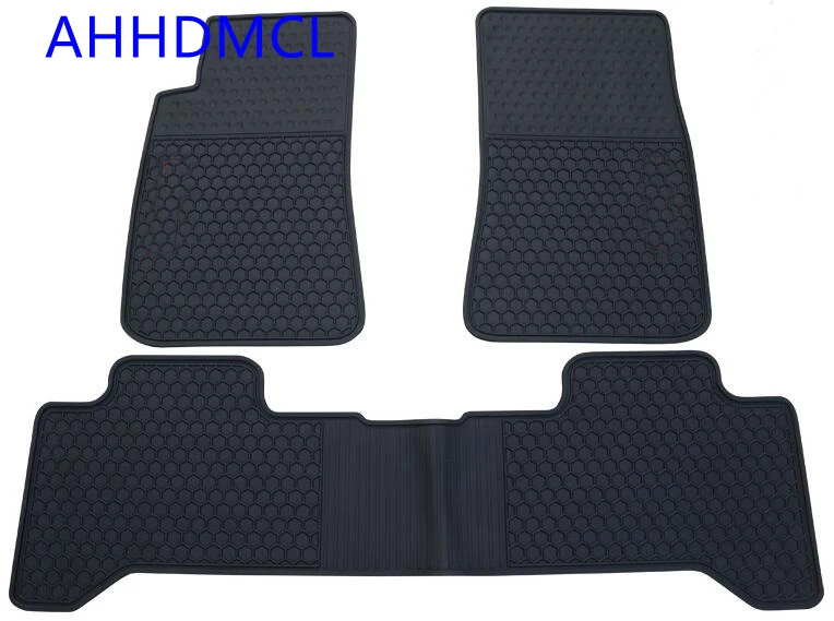 Car Rubber Floor Mats Anti Slip Mat Carpets Feet Pad Custom Fit For