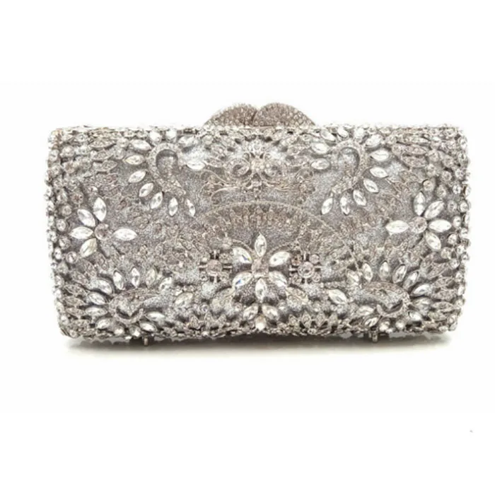 Clutches For Womens Evening Bags Purse Chain Dress Handbags Crystal Wedding