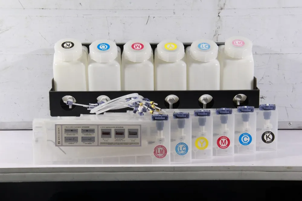 

6color Continuous ink supply system for Roland XJ 640 large format printer ink system for Roland XJ640(6tanks+6cartridges)
