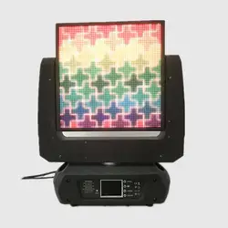 2 шт./лот Многофункциональный 64x64 пикселей LED Magic перемещение головы DMX Light P5 экран ad DJ освещения воспроизводить видео inculd проигрыватель