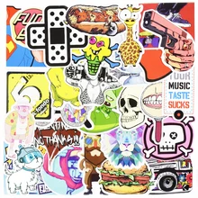 

Diy stickers posters wall stickers for kids rooms home decor sticker on laptop skateboard luggage wall decals car sticker 50pcs