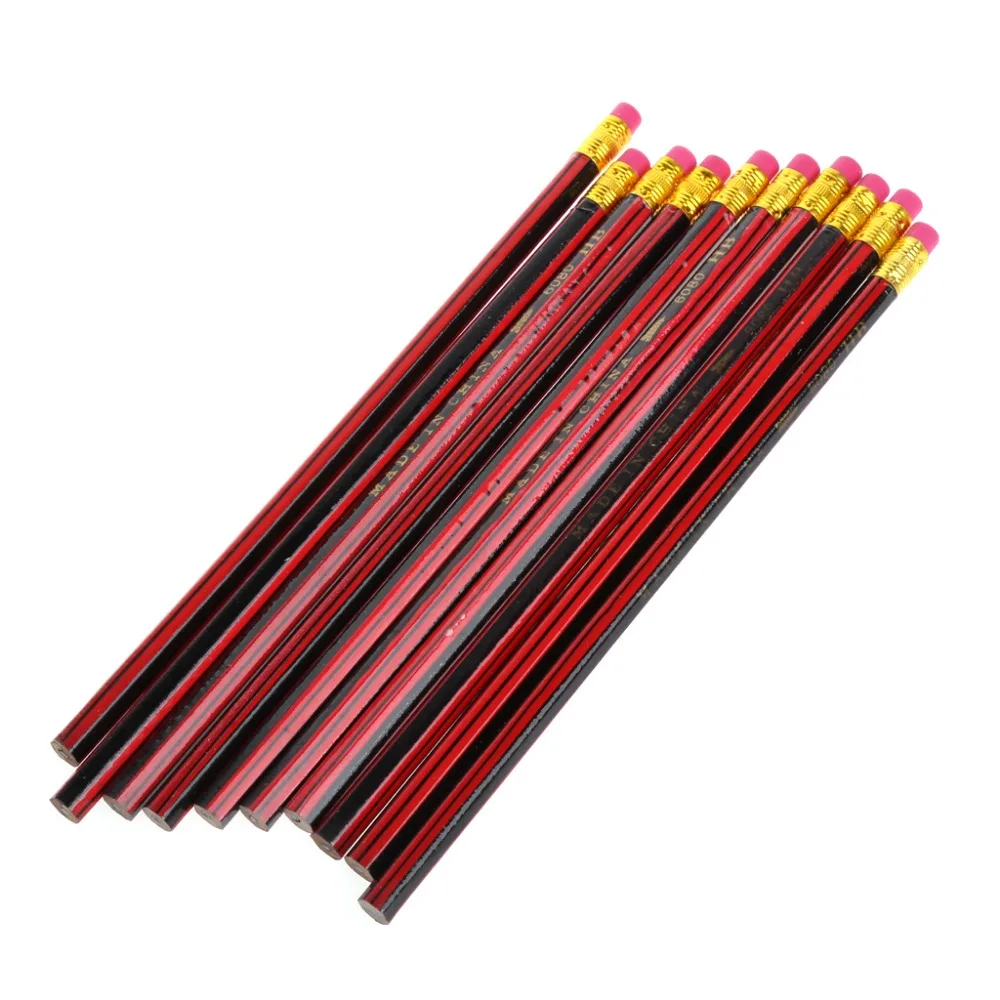 10 PCS/lot Hot Sale HB Standard Pencils For School Classical Wooden