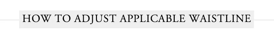 howtoadjustapplicable waistline