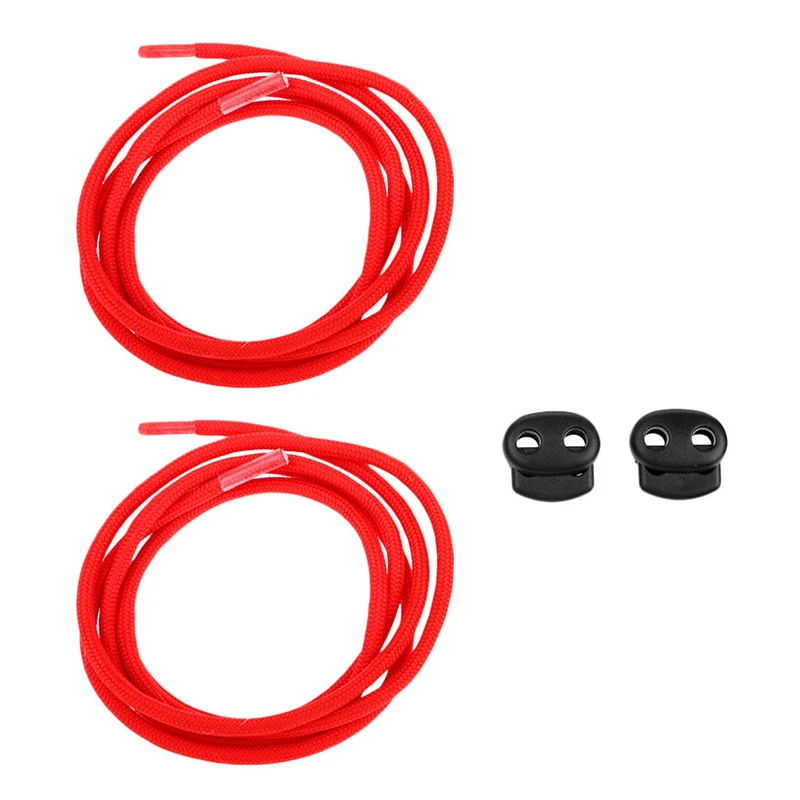 1 زوج من أربطة الحذاء + 2 قطعة إبزيمات بلاستيكية التخييم التنزه بقاء Paracord أربطة الحذاء مشعل نار الطوارئ التمهيد الأربطة