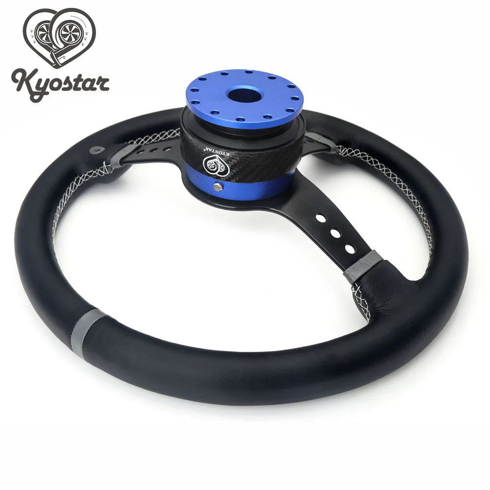 

Universal steering wheel quick release hub racing real carbon fiber steering wheel boss hub kit car fitment wheel hub adapter