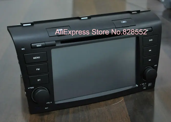 Clearance Free Shipping Two Din 7 Inch Car DVD Player For MAZDA 3 2004-2009 With Gps Navigation Radio BT IPOD TV Free Maps 4