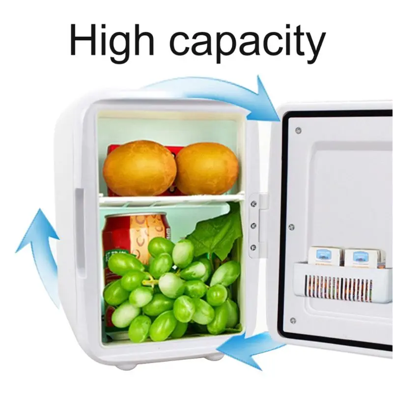 Двойное использование мини-холодильник Ультра тихий автомобильный холодильник низкий уровень шума морозильная камера охлаждение и нагревательная коробка