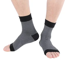 2 пары Компрессионные носки диагональные спортивные защитный гибкие полосы совместных носки фасции носки до лодыжки
