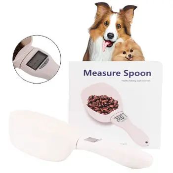 

Pet Food Electronic Digital Spoon Scale Grams With LCD Display For Dogs Cats Measuring Tool 250ml Measuring Spoon ABS Plastic