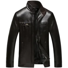 Hot Leather Jackets Men Thickening Warm Windbreak Men Coats Winter Warm Jacket Men’s Fashion Luxury Leather Mens Fur Coat EDA124